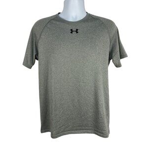 Under Armour Mens HeatGear Short Sleeve Loose Fit Shirt Medium Gray